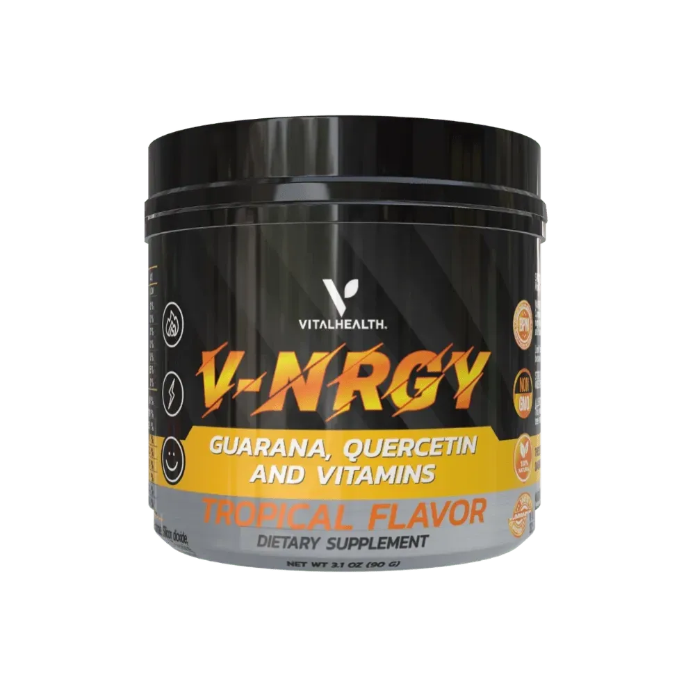 VitalHealth V-Nrgy Energizante en Polvo Sabor Tropical