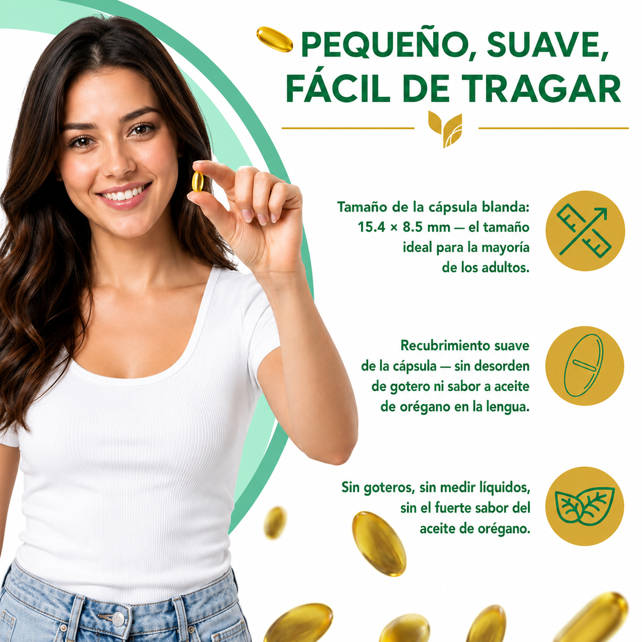 Cápsulas de Aceite de Orégano + Semilla Negra – Defensa Natural 60 Softgels