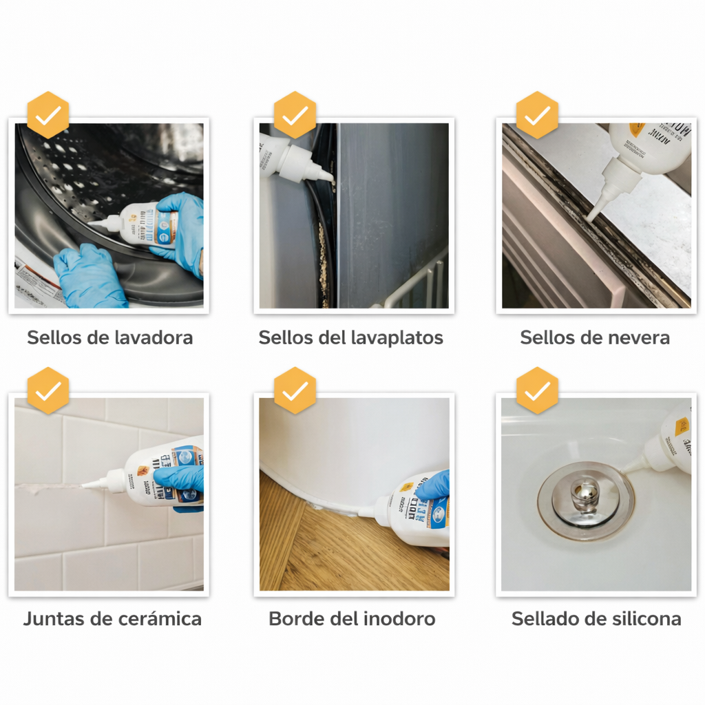 Gel removedor de moho domestico