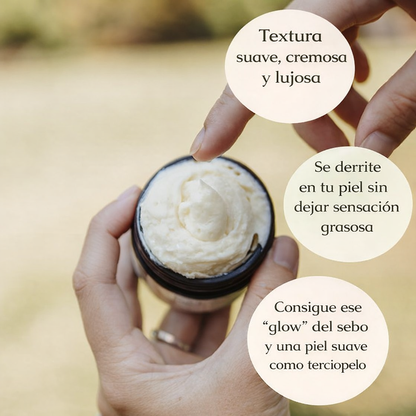 Crema Natural de Sebo Batido con Hierbas