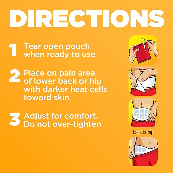 Almohadillas Térmicas Adhesivas de Calor – Confort Muscular Diario